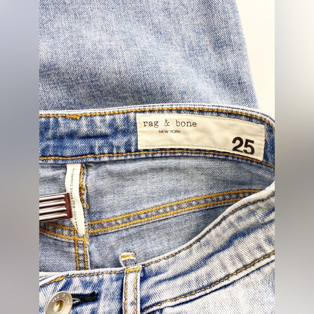 Rag n Bone Nina High Rise Ankle Cigarette Jeans 25 - Picture 7 of 7